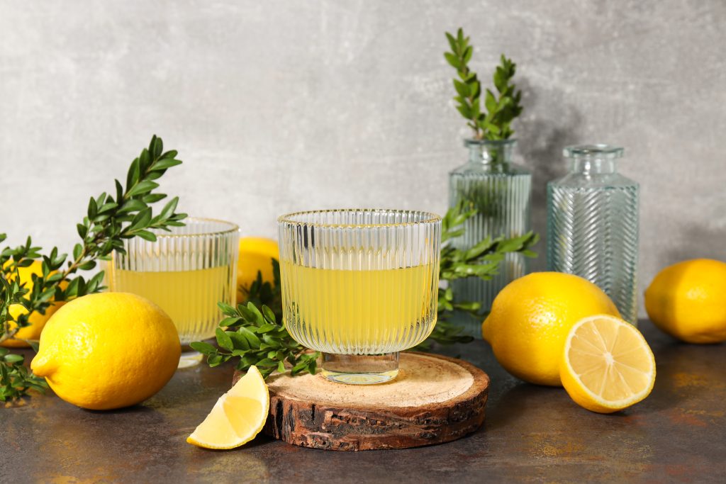 concept of tasty drink limoncello italian lemon 2022 11 09 06 52 06 utc